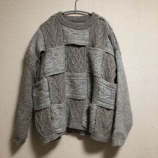 SUNSEA - YOKE 20aw CROSSING CABLE CREW NECK KNITの通販 by てけ