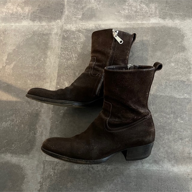 DIOR HOMME - Hedi期 DIOR HOMME スウェードヒールブーツ 41 1/2の通販