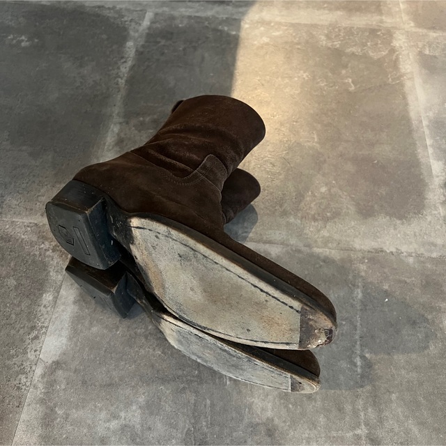 DIOR HOMME(ディオールオム)のHedi期 DIOR HOMME スウェードヒールブーツ 41 1/2 メンズの靴/シューズ(ブーツ)の商品写真