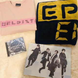 ニュース(NEWS)のNEWS Tシャツ タオル クリアファイル CD セット(アイドルグッズ)