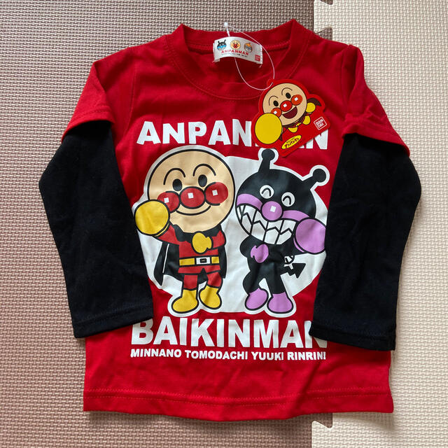 BANDAI(バンダイ)のアンパンマン　90 長袖 キッズ/ベビー/マタニティのキッズ服男の子用(90cm~)(Tシャツ/カットソー)の商品写真