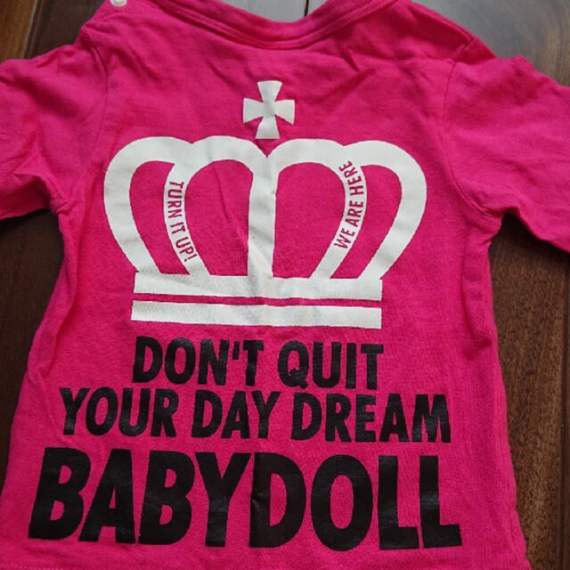 BABYDOLL(ベビードール)のBaby doll ロンT キッズ/ベビー/マタニティのベビー服(~85cm)(Ｔシャツ)の商品写真