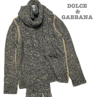 DOLCE&GABBANA - 【美品】ドルチェ&ガッバーナ ニット マフラー セット