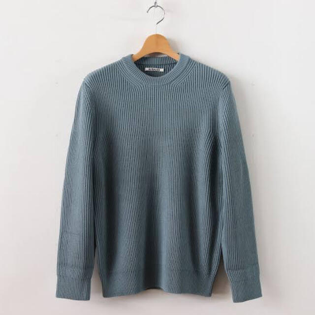 auralee SUPER FINE WOOL RIB KNITメンズ