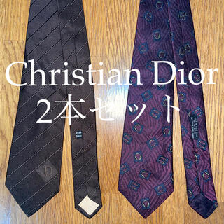 クリスチャンディオール(Christian Dior)の【Christian Dior】ネクタイ　メンズ　ブラント　2本セット(ネクタイ)