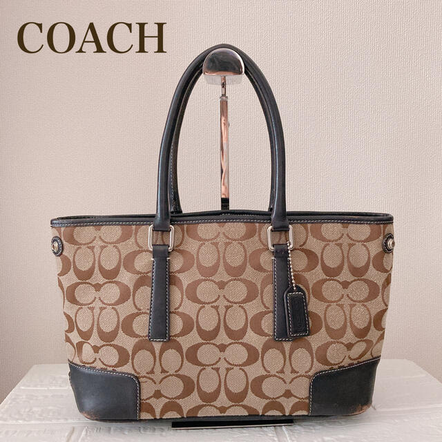 COACH - 人気 COACH コーチ トートバッグ 黒 6089 ブラック ショルダー