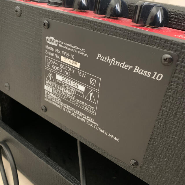 vox pathfinder bass 10 ベースアンプ 極美品 3