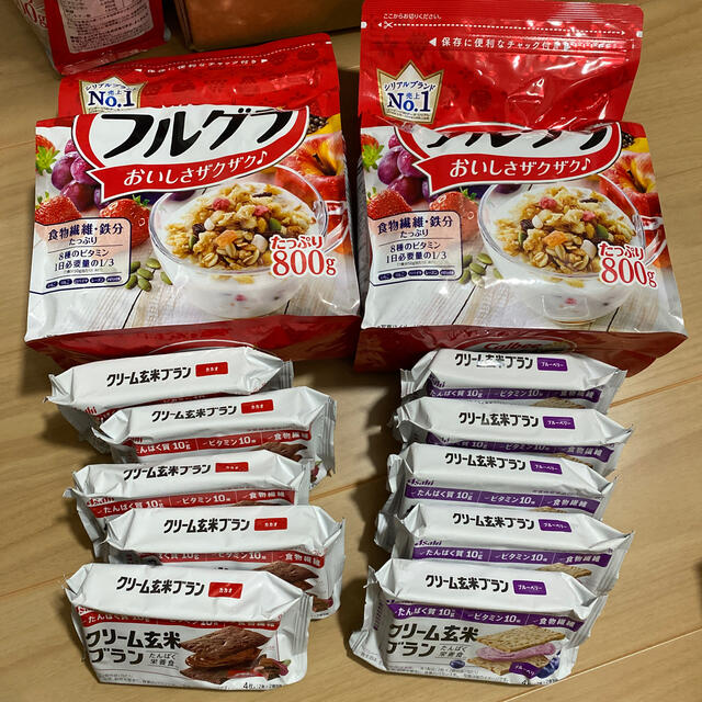 カルビー(カルビー)のフルグラ・クリーム玄米ブランセット 食品/飲料/酒の健康食品(その他)の商品写真