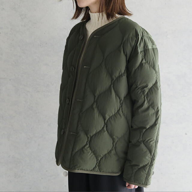 オーチバル ORCIVAL キルトダウン ノーカラージャケット 2020AW - ノー