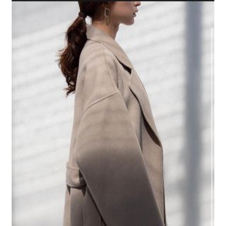 イエナ(IENA)のnae Standard Wool Coat greige -7cm丈(ロングコート)