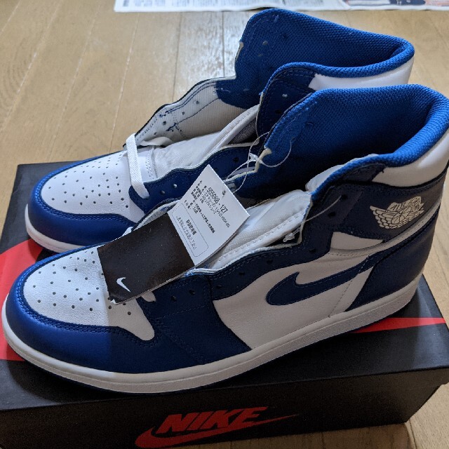 未使用品AIR JORDAN 1 OG STORM BLUE