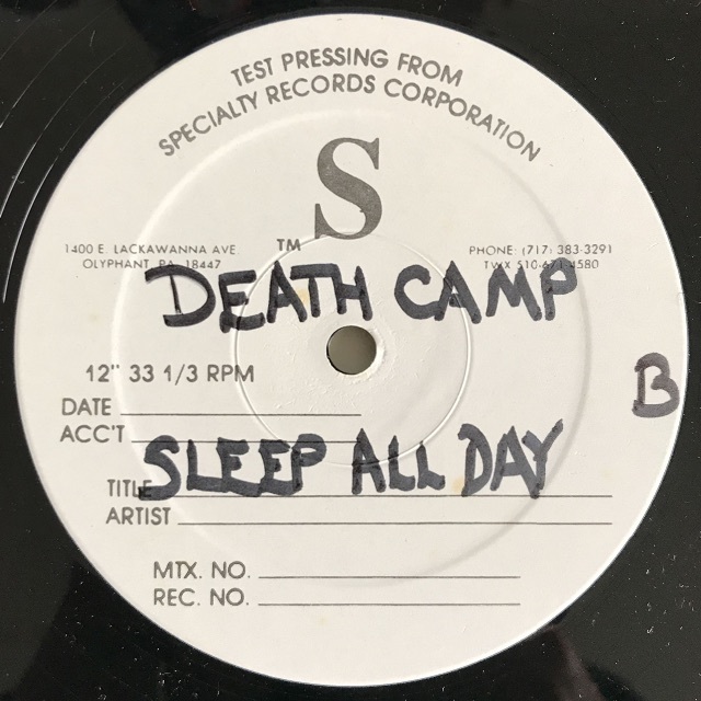 Death Camp - Sleep All Day