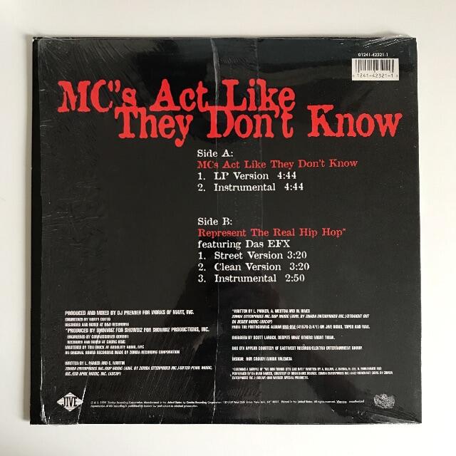 KRS ONE - MC's Act Like They Don't Know 1