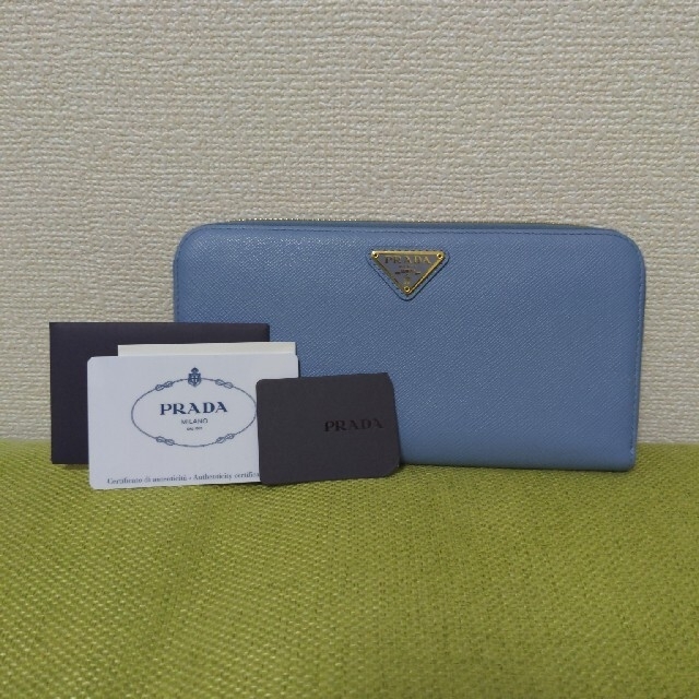 PRADA(プラダ)のPRADA プラダ サフィアーノレザー 長財布 ほぼ未使用 レディースのファッション小物(財布)の商品写真