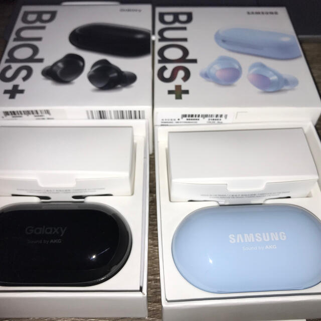 SAMSUNG(サムスン)の中古ー美品ーsamsung galaxy buds plus  スマホ/家電/カメラのオーディオ機器(ヘッドフォン/イヤフォン)の商品写真