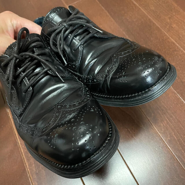 Cole Haan(コールハーン)の美品 コールハーン オリジナルグランド ウィングチップ 8.5 26.5cm 黒 メンズの靴/シューズ(ドレス/ビジネス)の商品写真