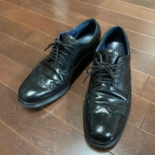 コールハーン(Cole Haan)の美品 コールハーン オリジナルグランド ウィングチップ 8.5 26.5cm 黒(ドレス/ビジネス)