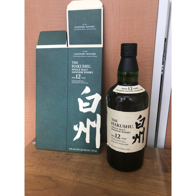 白州12年　750ml   箱付　　6本セット食品/飲料/酒