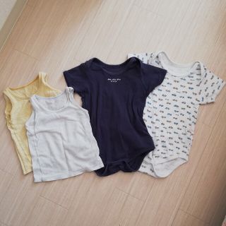 ユニクロ(UNIQLO)の肌着　4枚セット(90、95)(下着)