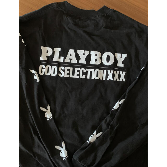 godselectionxxxgod selection xxx × playboy ロンT BLACK