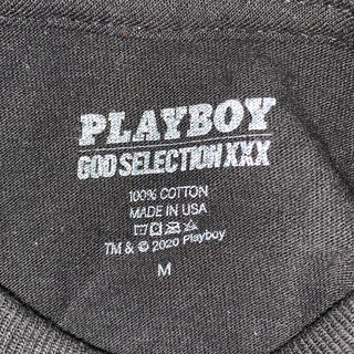 godselectionxxxgod selection xxx × playboy ロンT BLACK