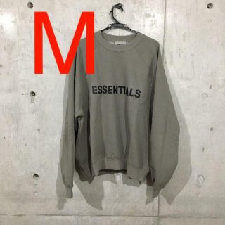 フィアオブゴッド(FEAR OF GOD)の★FOG ESSENTIALS★ クルーネック トレーナー チャコール［M］(スウェット)