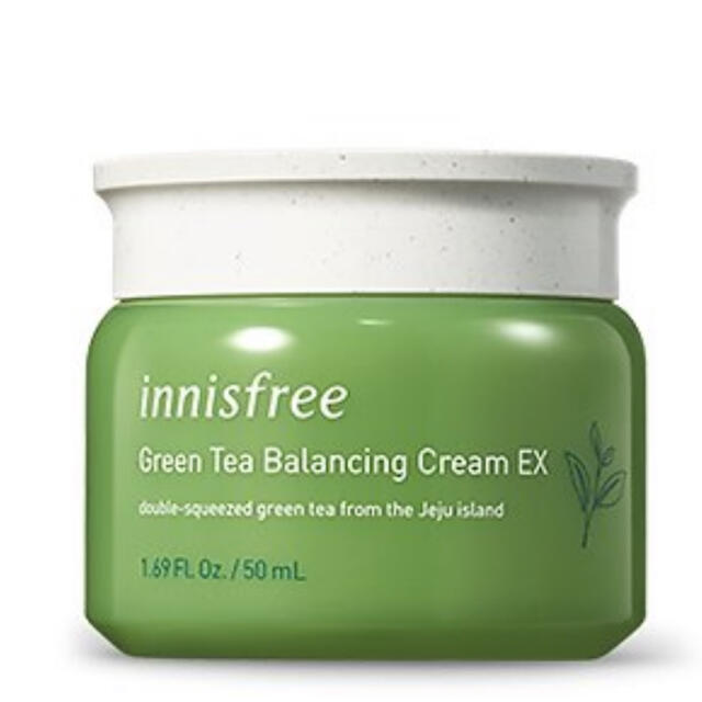 Innisfree(イニスフリー)のイニスフリー꙳★*ﾟグリーンティーバランシングクリーム(新品) コスメ/美容のスキンケア/基礎化粧品(フェイスクリーム)の商品写真