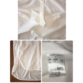 未使用yori 2019AW バックギャザーシャツ デザイナーさん着用の