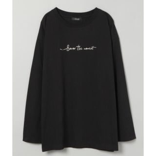 ジーナシス(JEANASIS)のジーナシス　ロンT　ブラック　Fサイズ 新品(Tシャツ(長袖/七分))