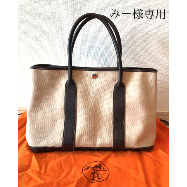 Hermes(エルメス)の《みー様専用》エルメス ガーデンパーティー PM マロン レディースのバッグ(トートバッグ)の商品写真