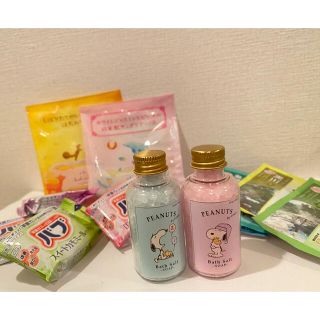 スヌーピー(SNOOPY)の【未使用】SNOOPYバスソルト　入浴剤セット(入浴剤/バスソルト)