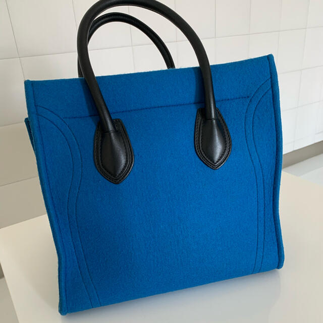 celine(セリーヌ)の美品❤️ セリーヌ　ラゲージ　ファントム　ブルー レディースのバッグ(ハンドバッグ)の商品写真