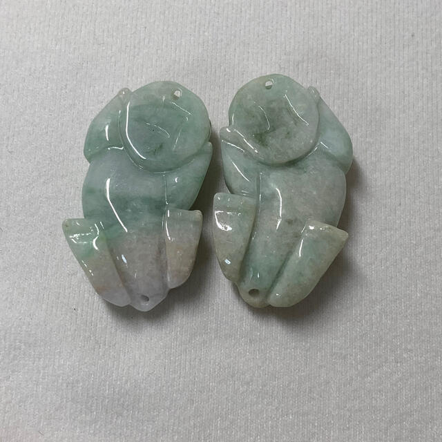 2021 本翡翠 貔貅ペア ネックレス 072803 keithto.com