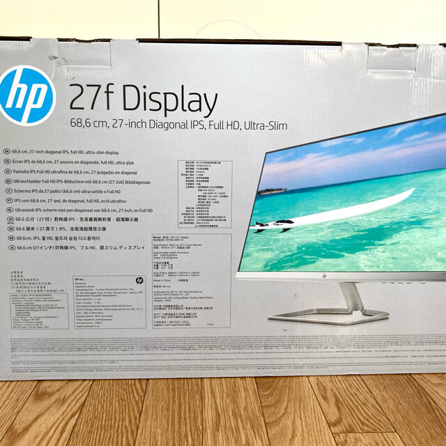 HP(ヒューレットパッカード)のhp 27インチ ディスプレイ スマホ/家電/カメラのPC/タブレット(ディスプレイ)の商品写真