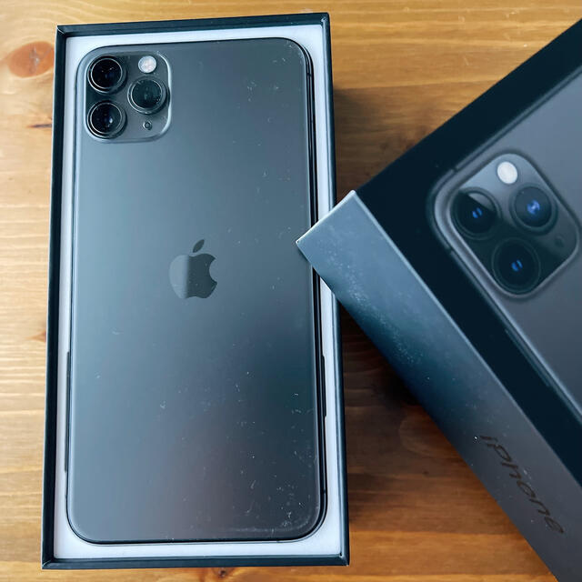 お買得】 Apple iPhone 11 Pro Max スペースグレイ 256 GB SIMフリー スマートフォン本体 