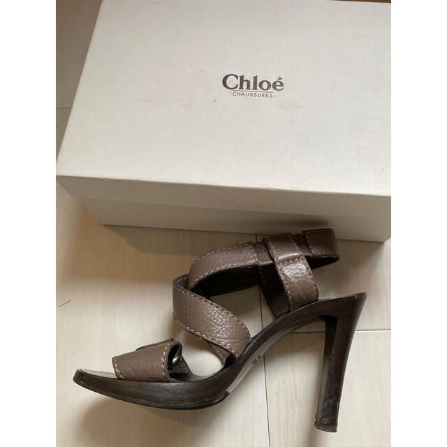 Chloe(クロエ)のChloe クロエ　レザーストラップ　サンダル レディースの靴/シューズ(サンダル)の商品写真