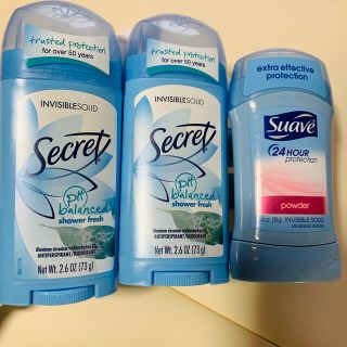 スアーヴ(Suave)のユキ様専用　secret suave デオドラント(制汗/デオドラント剤)