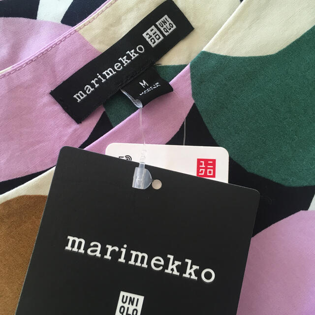 marimekko(マリメッコ)のマリメッコユニクロ　ワンピースM レディースのワンピース(ひざ丈ワンピース)の商品写真