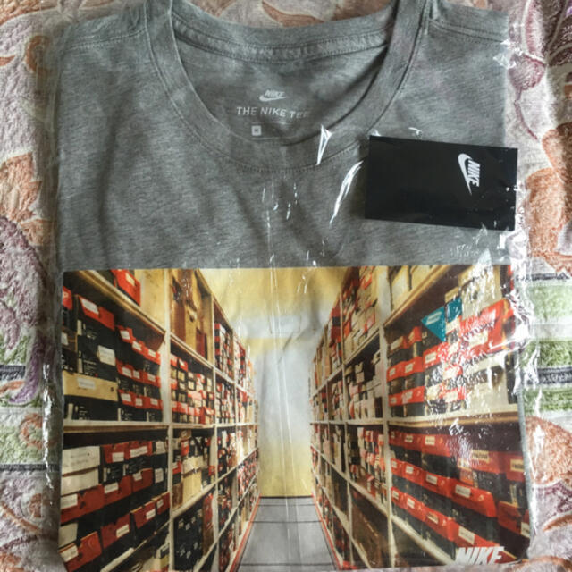 NIKE(ナイキ)のNIKE  シューボックス Ｔシャツ M グレー ビンテージ メンズのトップス(Tシャツ/カットソー(半袖/袖なし))の商品写真