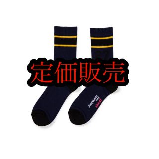 フラグメント(FRAGMENT)のsacai x fragment design Socks NAVY(ソックス)