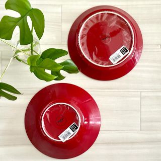 イッタラ(iittala)のイッタラ  ティーマ(レッド) 21cm セット★プレート＆ボウル (食器)