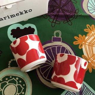 マリメッコ(marimekko)の新品☆marimekko ウニッコ　ラテマグ(グラス/カップ)