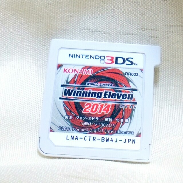 ニンテンドー3DS(ニンテンドー3DS)のウイニングイレブン2014 3DS エンタメ/ホビーのゲームソフト/ゲーム機本体(携帯用ゲームソフト)の商品写真