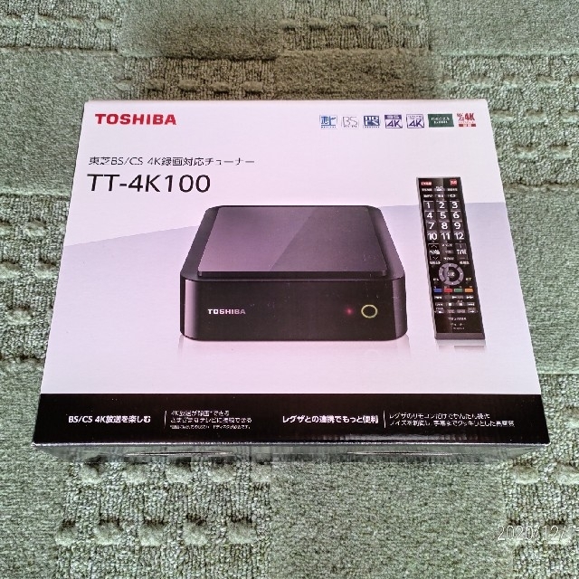 東芝　地デジ/BS/4K録画対応チューナー TTー4K100