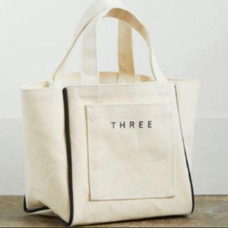 スリー(THREE)の【新品】THREE ノベルティ　バッグ(トートバッグ)