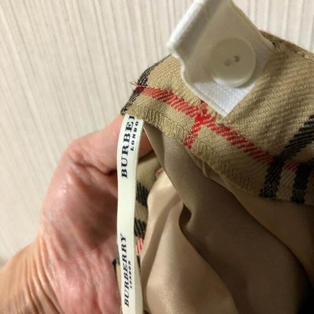 BURBERRY(バーバリー)の美品・バーバリーロンドンチェックプリーツスカート150 レディースのスカート(ミニスカート)の商品写真