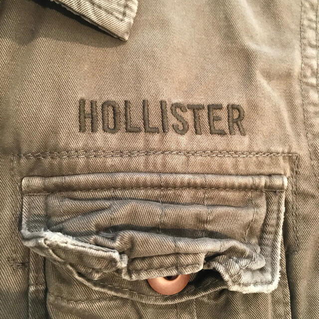 Hollister(ホリスター)の中古美品　ホリスターミリタリージャケット メンズのジャケット/アウター(ミリタリージャケット)の商品写真