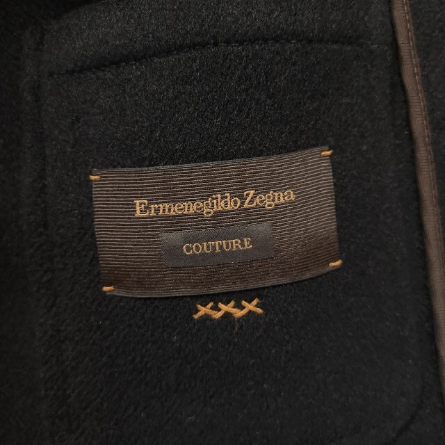 Ermenegildo Zegna(エルメネジルドゼニア)のエルメネジルドゼニアクチュール カシミヤ100% ダブルフェイス メンズのジャケット/アウター(ピーコート)の商品写真