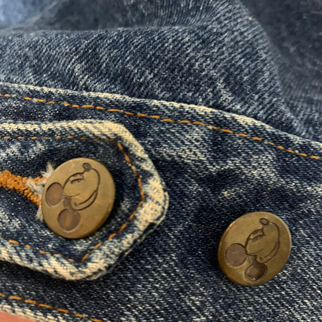 Disney(ディズニー)のデニムジャケット　ミッキーマウス　ディズニー メンズのジャケット/アウター(Gジャン/デニムジャケット)の商品写真