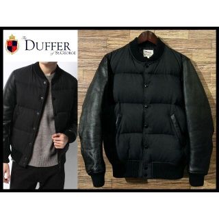 ザダファーオブセントジョージ(The DUFFER of ST.GEORGE)のTaka様専用 美品 ダファー15AW 袖羊革 ダウン スタジャン M(ダウンジャケット)